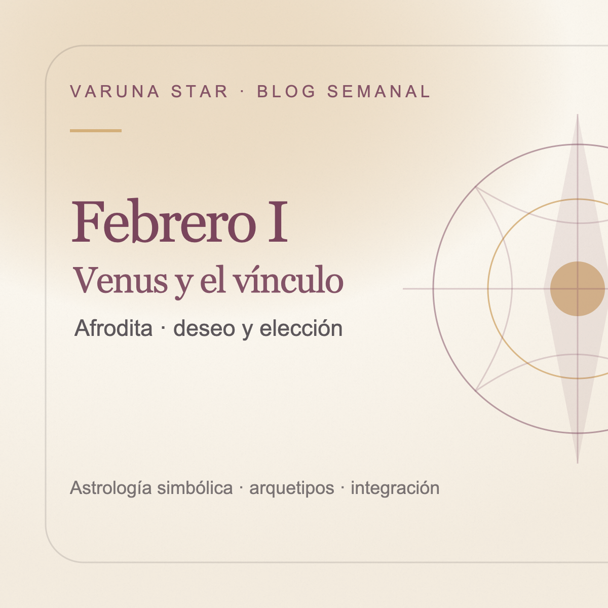 Febrero I · Afrodita antes del eclipse: vínculos y elección