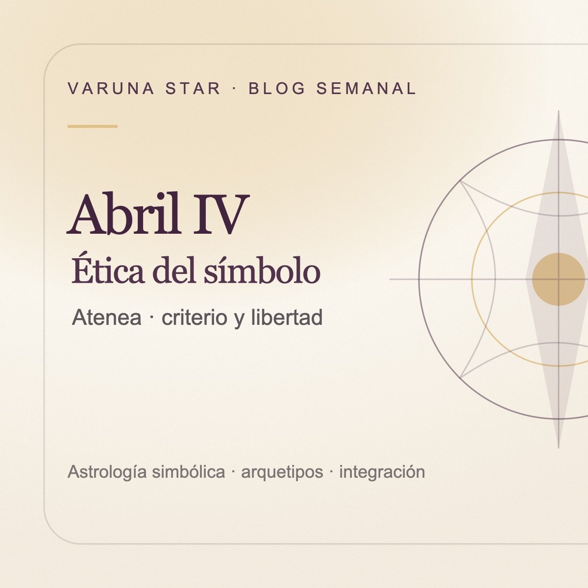 Abril IV · Urano entra en Géminis: ética para un lenguaje nuevo
